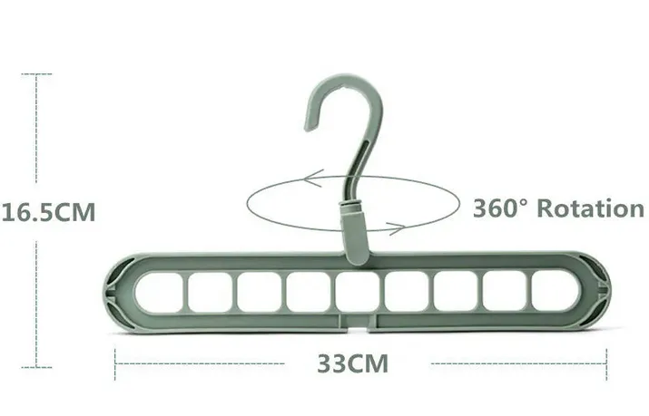 Smart sammenleggbar kleshenger