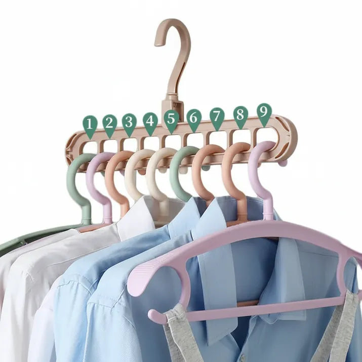 Smart sammenleggbar kleshenger